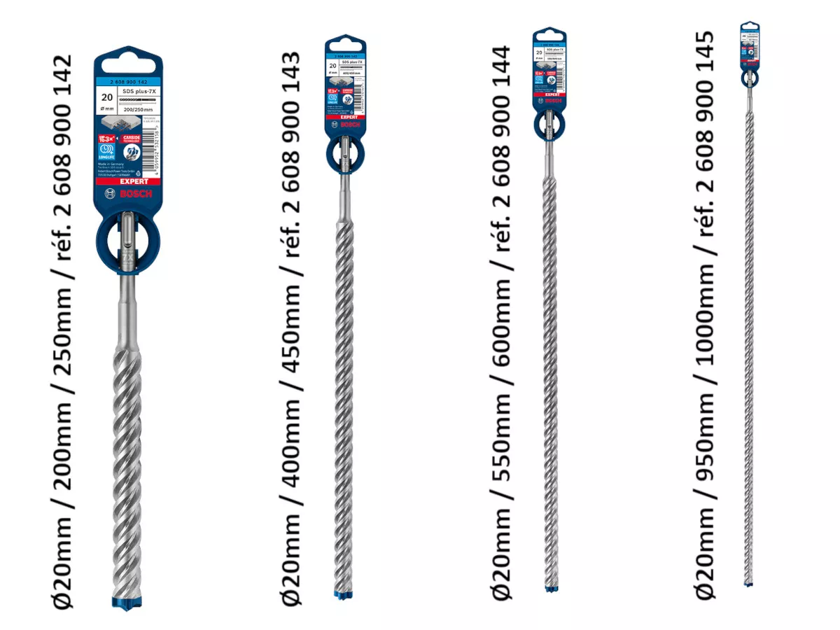 Forêt à béton Expert SDS-PLUS-7x Ø20,0mm Bosch